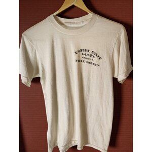Vintage Empire State Games Field Hockey Tee | Cream Athletic Shirt Sz M